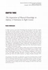 Research paper thumbnail of The acquisition of physical knowledge in infancy: A summary in eight lessons