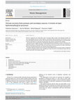 Research paper thumbnail of Yttrium recovery from primary and secondary sources: A review of main hydrometallurgical processes