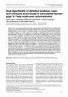 Research paper thumbnail of Ileal digestibility of defatted soybean, lupin and chickpea seed meals in cannulated Iberian pigs: I. Proteins