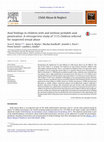 Research paper thumbnail of Anal findings in children with and without probable anal penetration: A retrospective study of 1115 children referred for suspected sexual abuse