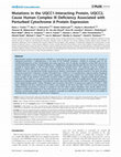 Research paper thumbnail of Mutations in the UQCC1-Interacting Protein, UQCC2, Cause Human Complex III Deficiency Associated with Perturbed Cytochrome b Protein Expression