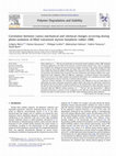 Research paper thumbnail of Correlation between (nano)-mechanical and chemical changes occurring during photo-oxidation of filled vulcanised styrene butadiene rubber (SBR)