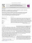 Research paper thumbnail of Outcomes of 75 patients over 12 years treated for acoustic neuromas with linear accelerator-based radiosurgery