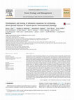 Research paper thumbnail of Development and testing of allometric equations for estimating above-ground biomass of mixed-species environmental plantings