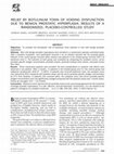 Research paper thumbnail of Relief by botulinum toxin of voiding dysfunction due to benign prostatic hyperplasia: results of a randomized, placebo-controlled study