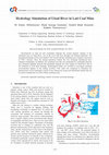 Research paper thumbnail of Hydrology Simulation of Ukud River in Lati Coal Mine