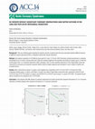 Research paper thumbnail of DO PATIENTS WITHOUT SIGNIFICANT CORONARY OBSTRUCTIONS HAVE BETTER OUTCOME IN THE LONG RUN POST-ACUTE MYOCARDIAL INFARCTION?