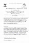 Research paper thumbnail of Microdeletions of Y chromosome genes in infertile men