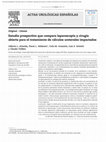 Research paper thumbnail of Estudio prospectivo que compara laparoscopia y cirugía abierta para el tratamiento de cálculos ureterales impactados