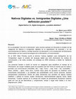 Research paper thumbnail of (2015) Nativos Digitales vs. Inmigrantes Digitales ¿Una definición posible?