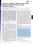 Research paper thumbnail of Compressive mapping of number to space reflects dynamic encoding mechanisms, not static logarithmic transform