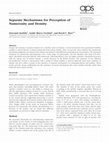 Research paper thumbnail of Separate Mechanisms for Perception of Numerosity and Density