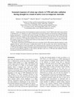 Research paper thumbnail of Seasonal responses of xylem sap velocity to VPD and solar radiation during drought in a stand of native trees in temperate Australia