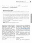 Research paper thumbnail of Activity of endovesical gemcitabine in BCG-refractory bladder cancer patients: a translational study