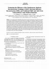 Research paper thumbnail of Estimating the efficiency of the simultaneous algebraic reconstruction technique (SART), Bayesian inference reconstruction (BIR), and traditional shift-and-add (SAA) tomosynthesis using medical phantoms