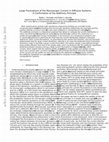 Research paper thumbnail of Large fluctuations of the macroscopic current in diffusive systems: A numerical test of the additivity principle