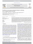 Research paper thumbnail of The effects of cross-sensory attentional demand on subitizing and on mapping number onto space