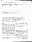 Research paper thumbnail of Visual evoked potentials in dyslexics and normals: Failure to find a difference in transient or steady-state responses