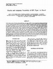 Research paper thumbnail of Genetic Variability of HIV Type 1 in Kenya