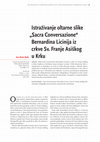 Research paper thumbnail of Istraživanje oltarne slike " Sacra Conversazione " Bernardina Licinija iz crkve Sv. Franje Asiškog u Krku