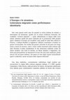 Research paper thumbnail of L'Europa e lo straniero. Letteratura migrante come performance identitaria (2013)