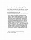 Research paper thumbnail of Distributions of Individual Susceptibility among Humans for Toxic Effects: How Much Protection Does the Traditional Tenfold Factor Provide for What Fraction of Which Kinds of Chemicals and Effects?