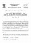 Research paper thumbnail of When risky is attractive: sensation seeking and romantic partner selection