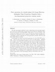 Research paper thumbnail of First operation of a double phase LAr Large Electron Multiplier Time Projection Chamber with a 2D projective readout anode