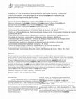 Research paper thumbnail of Analysis of the ergosterol biosynthesis pathway cloning, molecular characterization and phylogeny of lanosterol 14&#945;-demethylase (ERG11) gene of Moniliophthora perniciosa