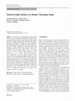 Research paper thumbnail of Ordered Oxide Surfaces on Metals: Chromium Oxide