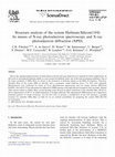 Research paper thumbnail of Structure analysis of the system Hafnium/Silicon by means of X-ray photoelectron spectroscopy and X-ray photoelectron diffraction (XPD)