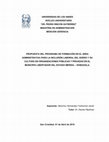 Research paper thumbnail of PROPUESTA DE PROGRAMA DE FORMACIÓN EN EL ÁREA ADMINISTRATIVA PARA LA INCLUSIÓN LABORAL DEL SORDO Y SU CULTURA EN ORGANIZACIONES PÚBLICAS Y PRIVADAS EN EL MUNICIPIO LIBERTADOR DEL ESTADO MÉRIDA – VENEZUELA.