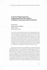 Research paper thumbnail of A Summer Bridge Program for Underprepared First-Year Students: Confidence, Community, and Re-enrollment