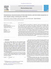 Research paper thumbnail of Simultaneous characterisation of electrode kinetics and electrolyte properties in ionic liquids using a rotating disc electrode