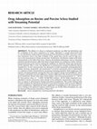 Research paper thumbnail of Drug adsorption on bovine and porcine sclera studied with streaming potential