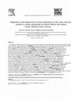 Research paper thumbnail of Migration and dispersion of trace elements in the rock–soil–plant system in areas underlain by black shales and slates of the Okchon Zone, Korea