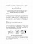 Research paper thumbnail of A SURVEY ON SIMILARITY MEASURES IN TEXT MINING