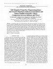 Research paper thumbnail of Soft magnetic properties, magnetoimpedance and torsion-impedance effects in amorphous and nanocrystalline FINEMET alloys: Comparison between ribbons and wires