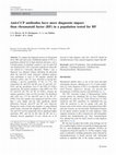 Research paper thumbnail of Anti-CCP antibodies have more diagnostic impact than rheumatoid factor (RF) in a population tested for RF