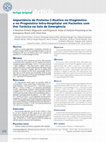 Research paper thumbnail of importância da Proteína C-reativa no diagnóstico e no Prognóstico intra-Hospitalar em Pacientes com dor torácica na sala de emergência C-Reactive Protein Diagnostic and Prognostic Value in Patients Presenting at the Emergency Room with Chest Pain