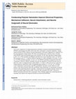 Research paper thumbnail of Conducting-Polymer Nanotubes Improve Electrical Properties, Mechanical Adhesion, Neural Attachment, and Neurite Outgrowth of Neural Electrodes