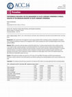 Research paper thumbnail of PERFORMANCE MEASURES FOR THE MANAGEMENT OF ACUTE CORONARY SYNDROMES IN BRAZIL: ANALYSIS OF THE BRAZILIAN REGISTRY OF ACUTE CORONARY SYNDROMES