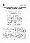 Research paper thumbnail of Flow properties of hydroxypropyl guar gum and its long-chain hydrophobic derivatives