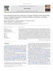 Research paper thumbnail of Inter-individual performance differences in younger and older adults differentially relate to amplitude modulations and phase stability of oscillations controlling working memory contents