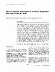 Research paper thumbnail of Study of adenosine A2 receptors in membrane preparations from optic tectum of chicks