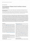 Research paper thumbnail of The Intralaminar Thalamic Nuclei Contribute to Remote Spatial Memory