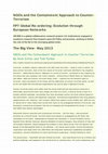 Research paper thumbnail of NGOs and the Containment Approach to Counter- Terrorism FP7 Global Re-ordering: Evolution through European Networks The Big View-May 2013 NGOs and the Containment Approach to Counter-Terrorism