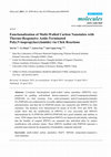 Research paper thumbnail of Functionalization of Multiwalled Carbon Nanotubes with Cyclic Nitrones for Materials and Composites: Addressing the Role of CNT Sidewall Defects