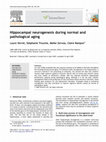 Research paper thumbnail of Hippocampal neurogenesis during normal and pathological aging