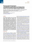 Research paper thumbnail of Transsynaptic Progression of Amyloid-β-Induced Neuronal Dysfunction within the Entorhinal-Hippocampal Network